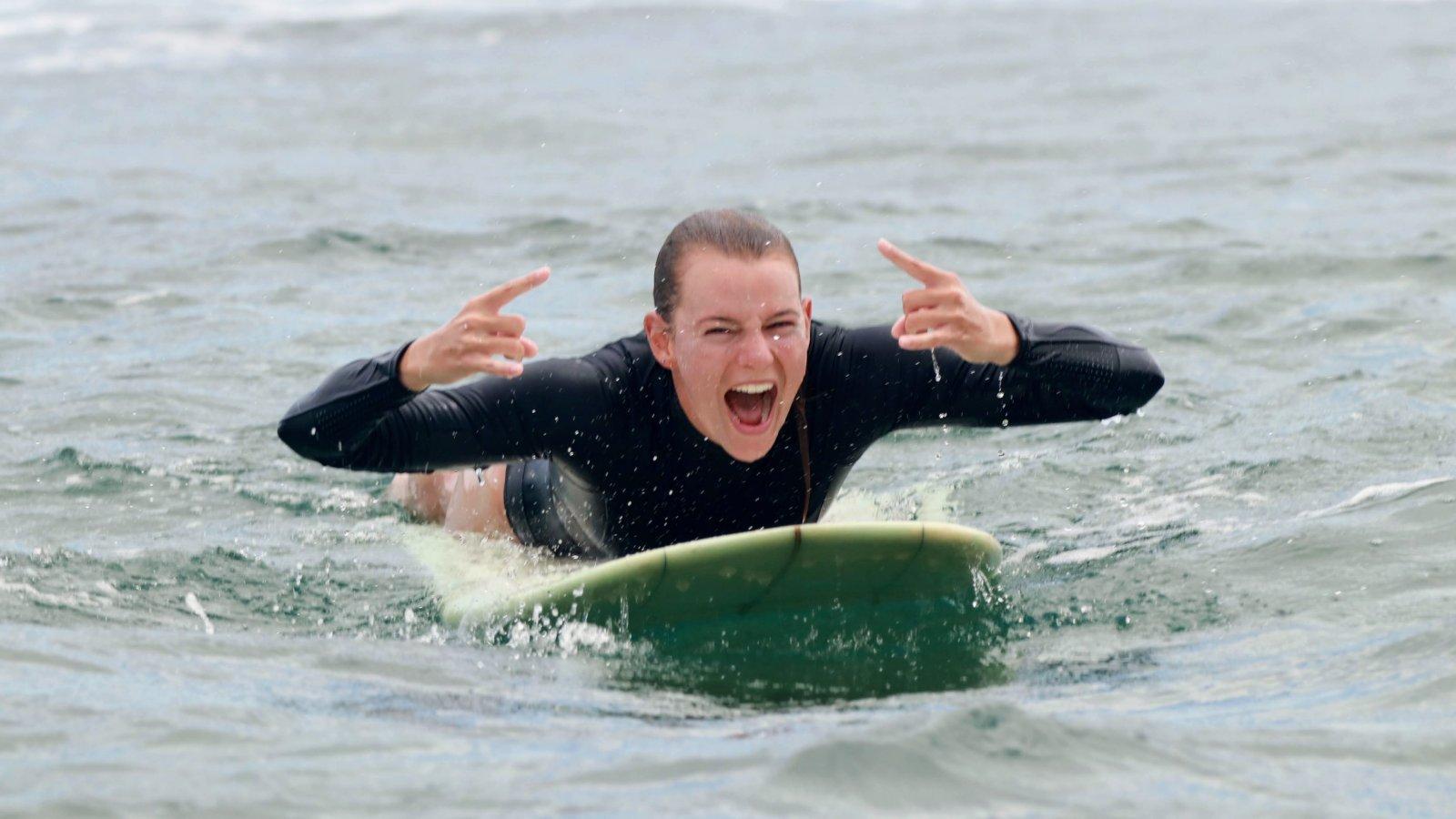 Surf lessons in Kuta Lombok with SurfWell