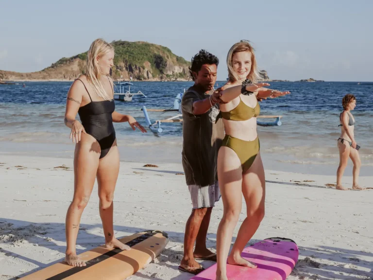 Lombok Surfing Lessons for Beginner