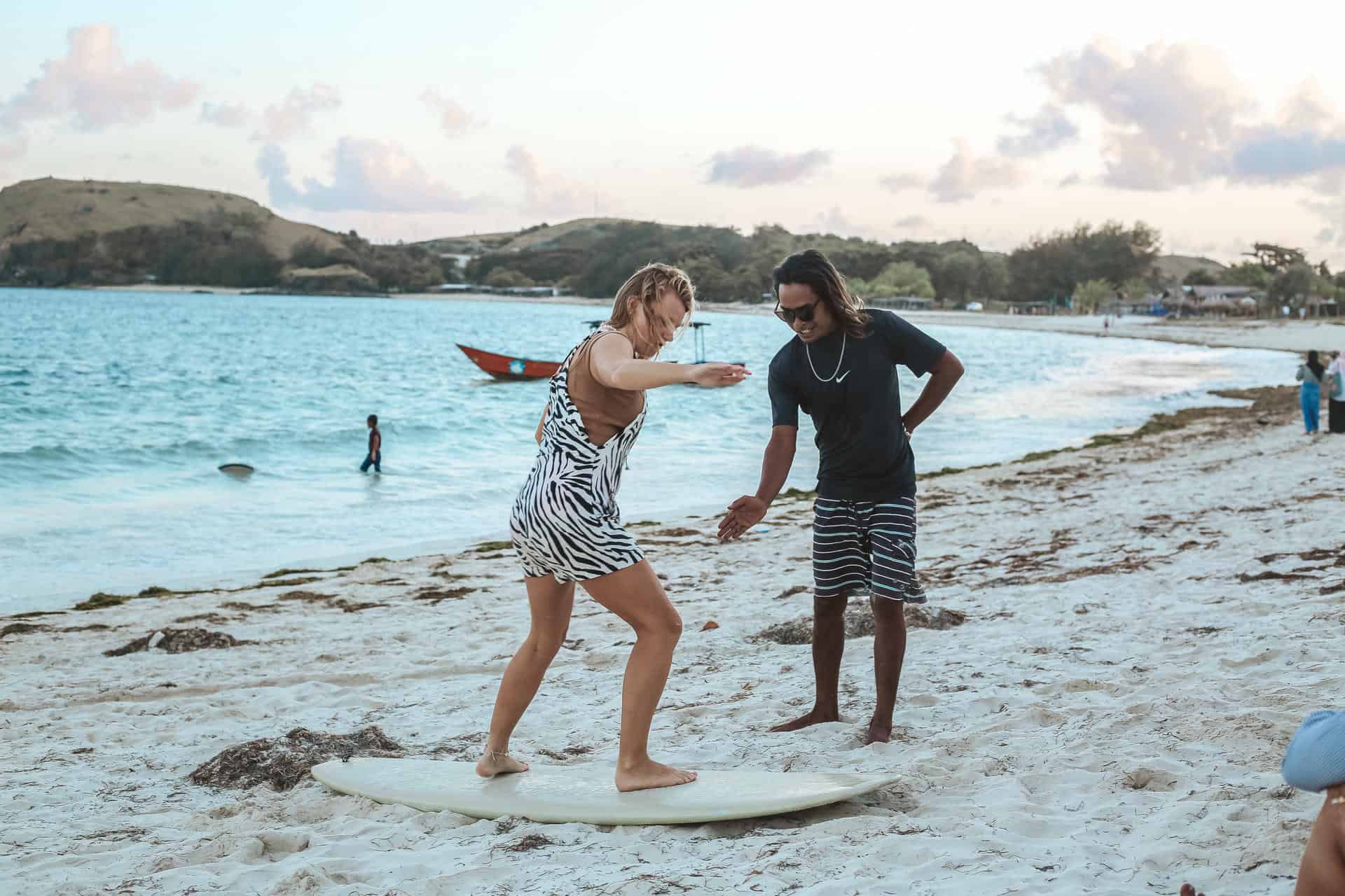 View of Private Surf Lessons in Lombok with SurfWell Worth Every Wave