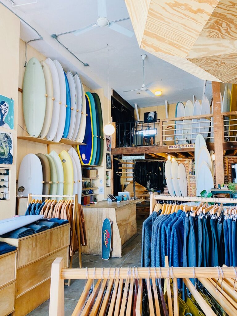 Bali surf shop with premium surfboards and accessories for all levels
